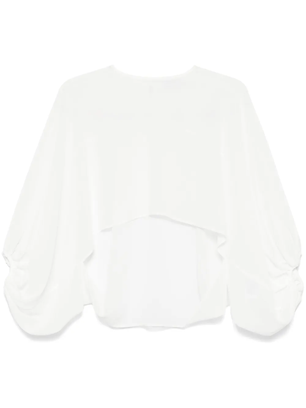 Patrizia Pepe Georgette blouse Wit