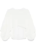 Patrizia Pepe georgette blouse - White