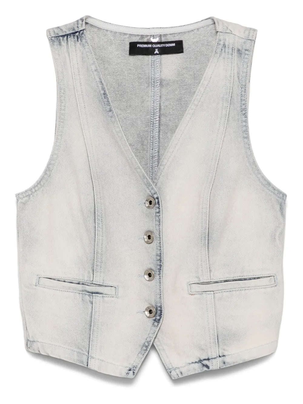 Patrizia Pepe Spijker gilet Blauw