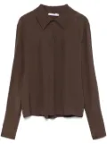 Patrizia Pepe crepe shirt - Brown