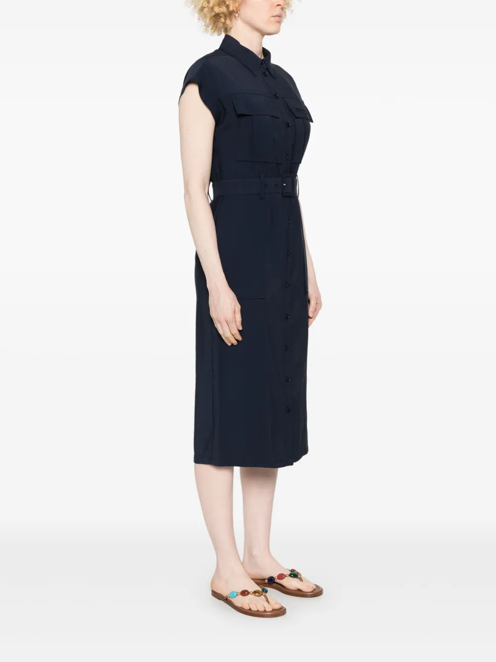 Patrizia Pepe Blousejurk Blauw