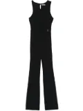 Patrizia Pepe asymmetric-neck jumpsuit - Black