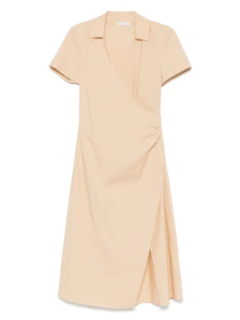 Patrizia Pepe cotton crossover midi dress