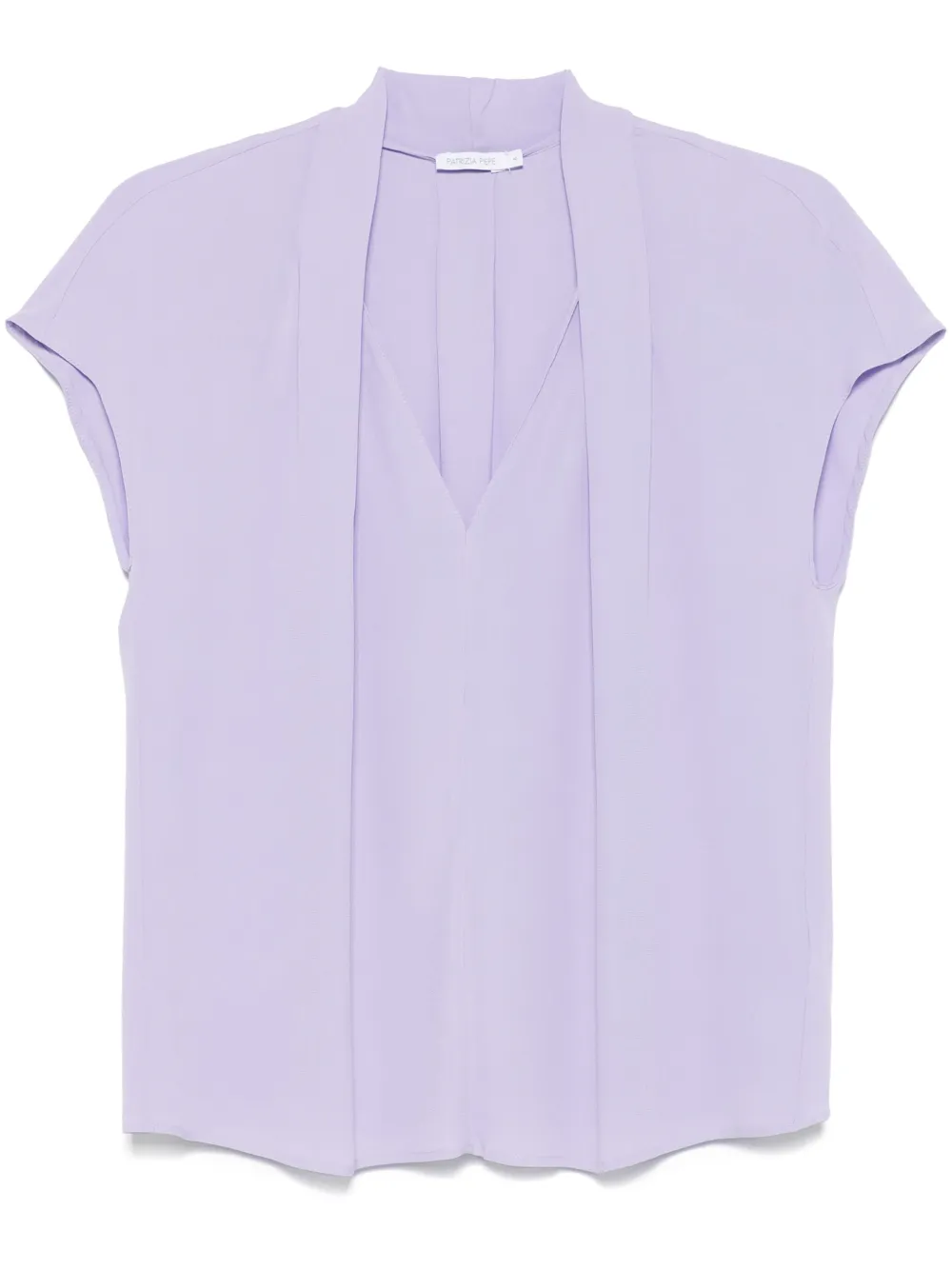 Patrizia Pepe Blouse met geplooid detail Paars