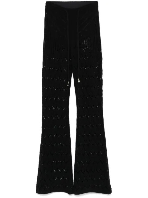 Patrizia Pepe openwork trousers