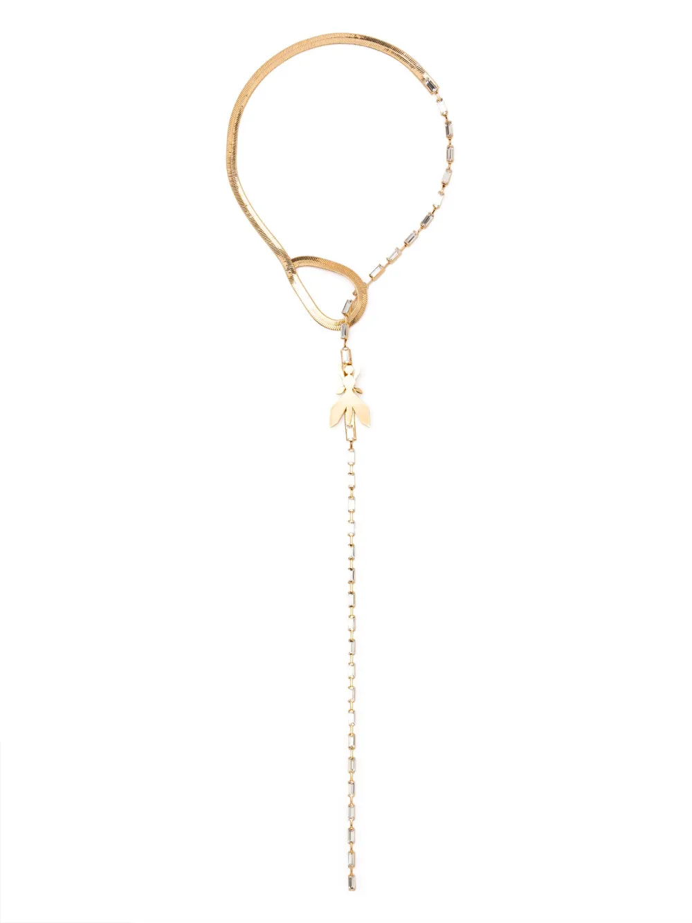 Patrizia Pepe glass-crystal snake necklace | Gold | Image 1