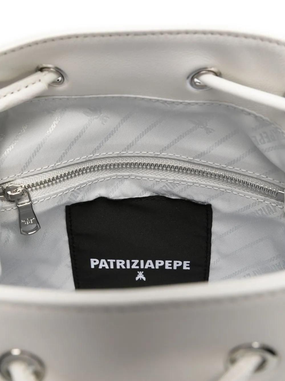 Patrizia Pepe (IM)PERFECTION bucket-tas Wit
