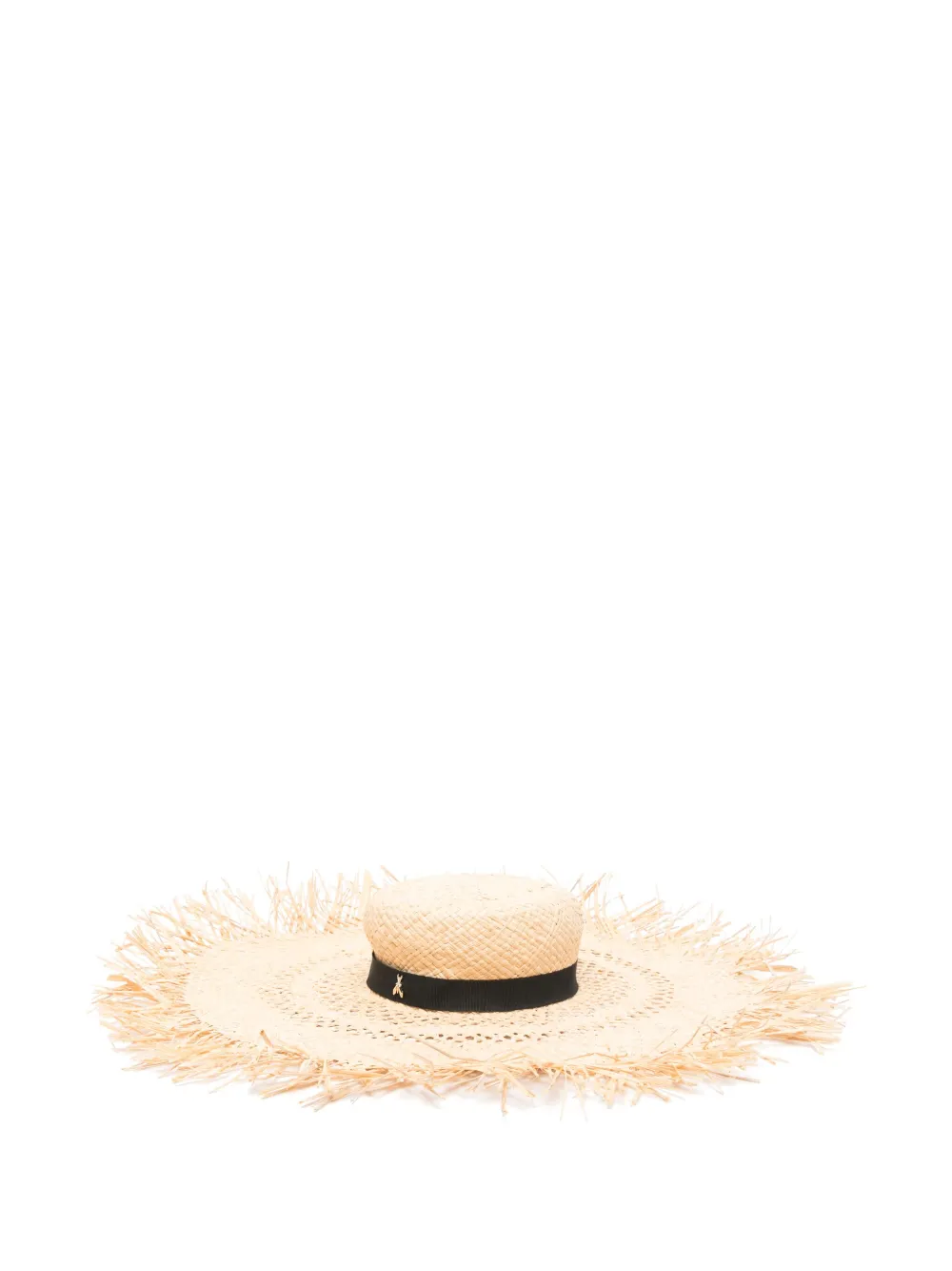 Patrizia Pepe Zonnehoed met franje Beige