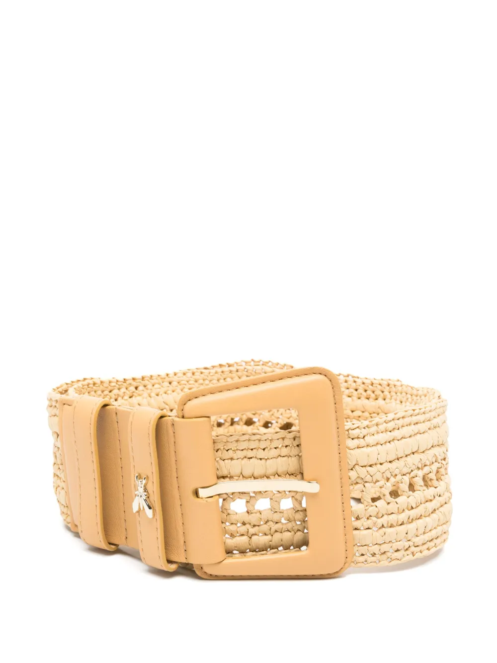 Patrizia Pepe Gevlochten riem Beige
