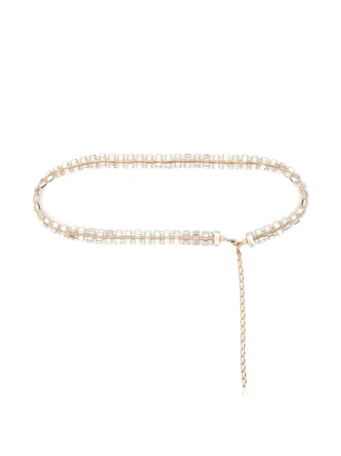 Patrizia Pepe crystal-embellished belt