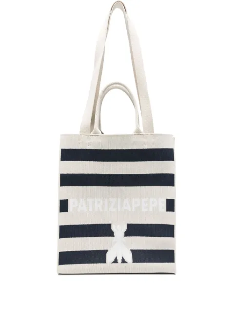 Patrizia Pepe striped tote bag 
