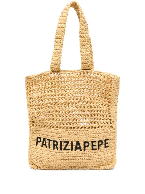 Sac cabas à logo brodé - Patrizia Pepe - Modalova