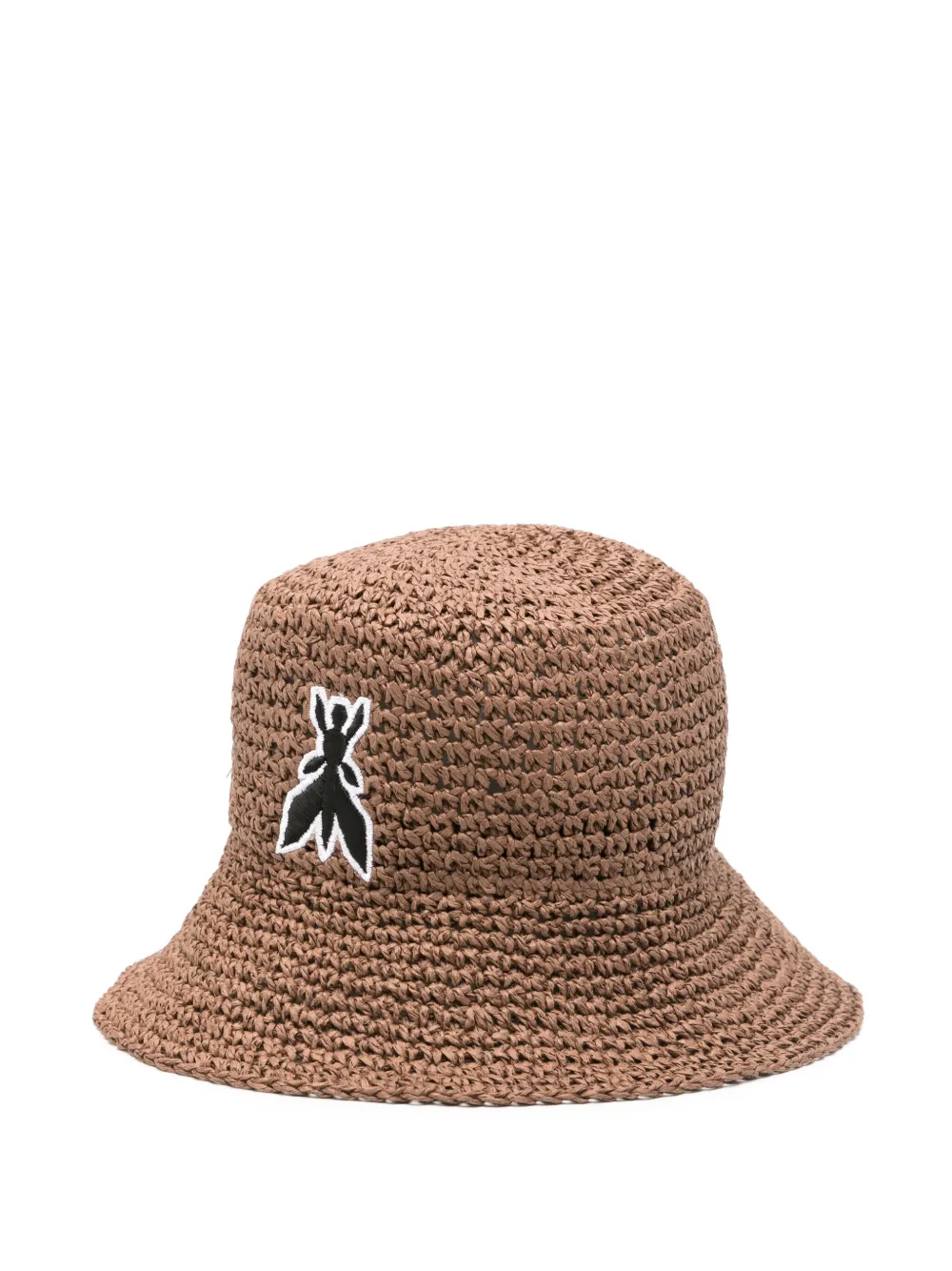 logo-embroidered bucket hat