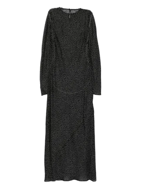 SIR. Lisander polka-dot long-sleeve dress