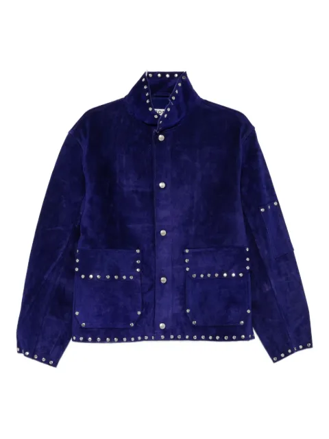 BODE chaqueta de ante con apliques