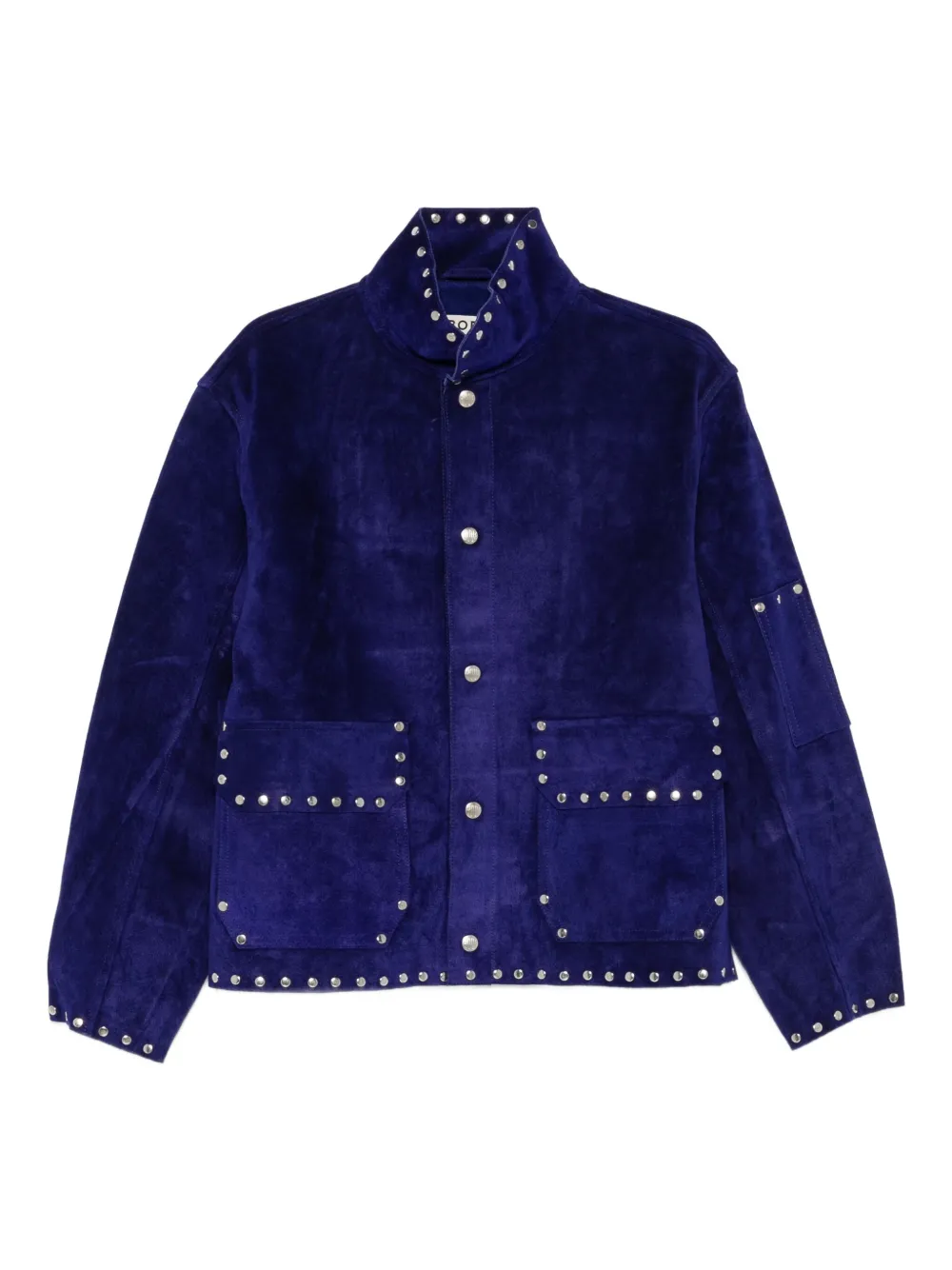BODE studded suede jacket | Blue | Image 1