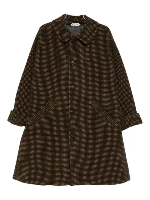 BODE Hedgerow buttoned coat