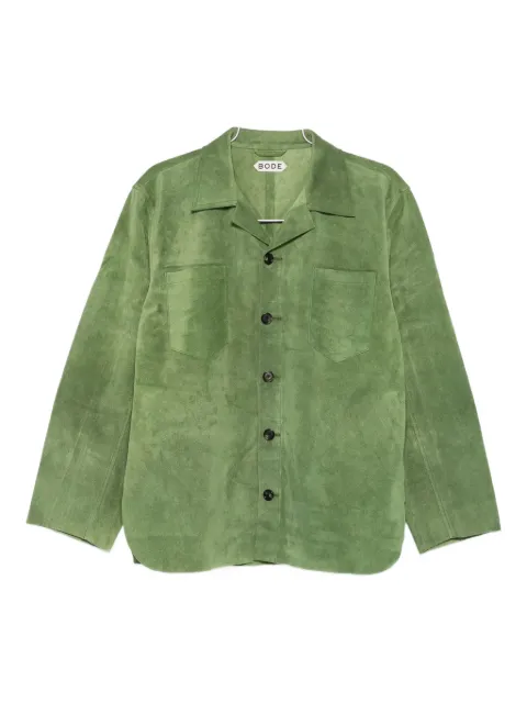 BODE sobrecamisa de ante con botones