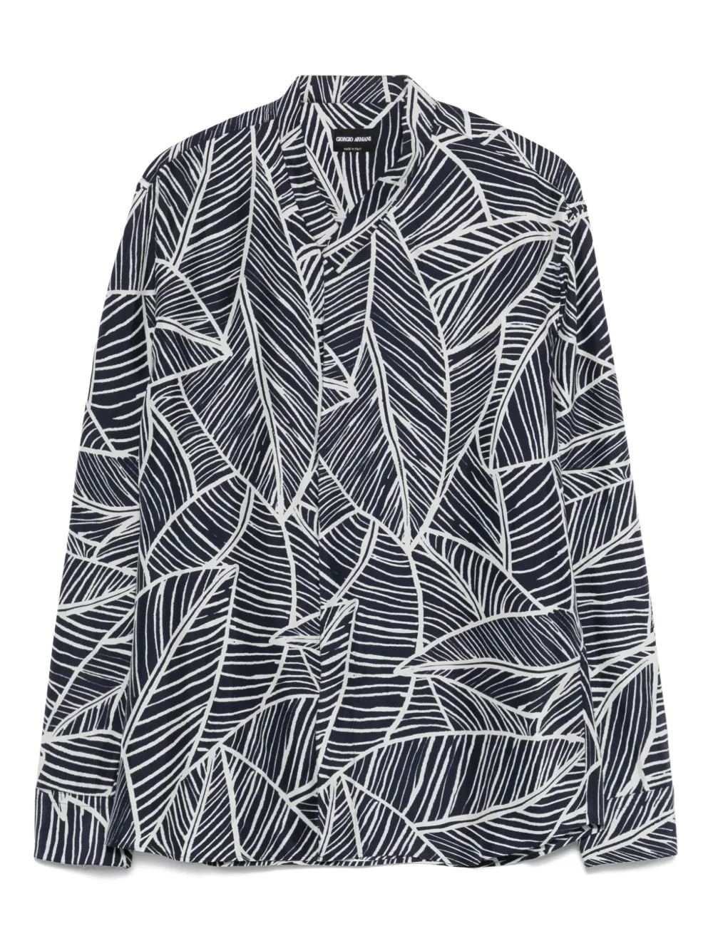 Giorgio Armani camisa con estampado gráfico | azul | Image 1