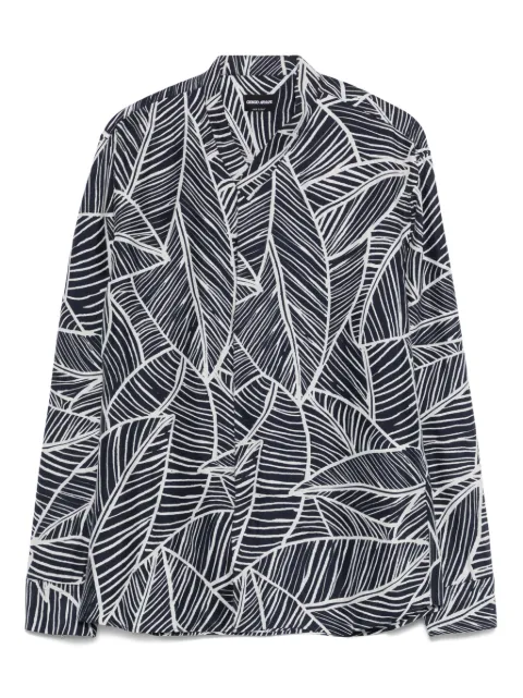 Giorgio Armani graphic-print shirt