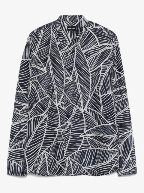 Giorgio Armani chemise à imprimé graphique