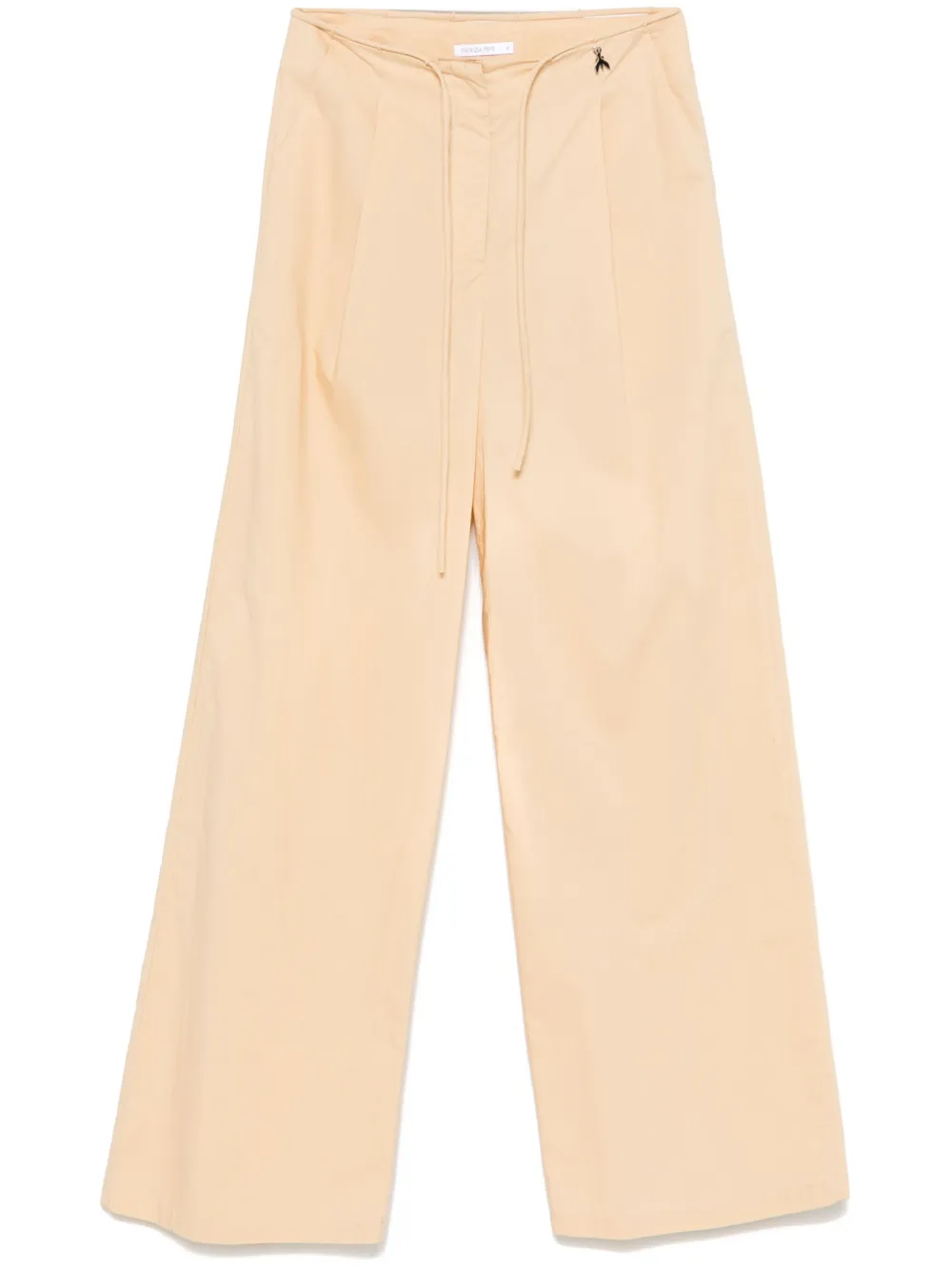 high-waisted trousers