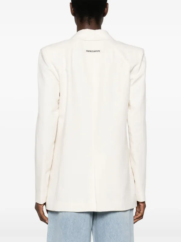 PATRIZIA PEPEジャケット Denim effect short jacket | Light Blue | Patrizia Pepe