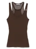 Patrizia Pepe layered tank top - Brown