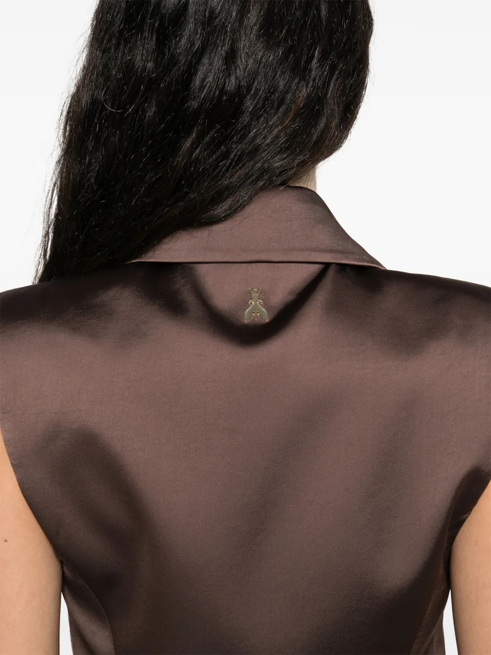 PATRIZIA PEPE SATIN WAISTCOAT