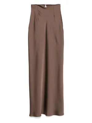 スカート PATRIZIA PEPE ESSENTIAL MIDI SKIRT Poplin midi skirt | Blue | Patrizia Pepe