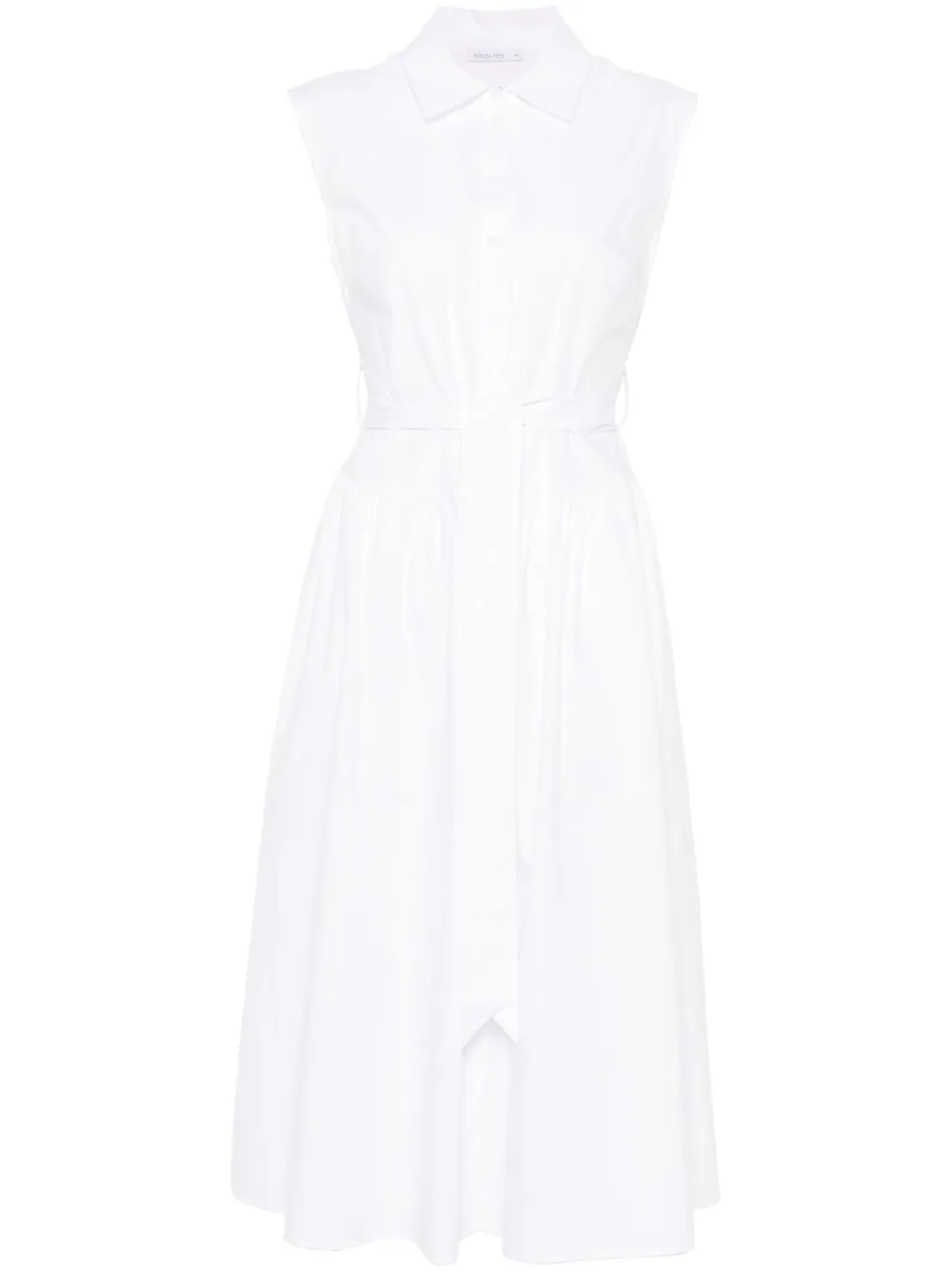 PATRIZIA PEPE POPLIN MIDI DRESS 