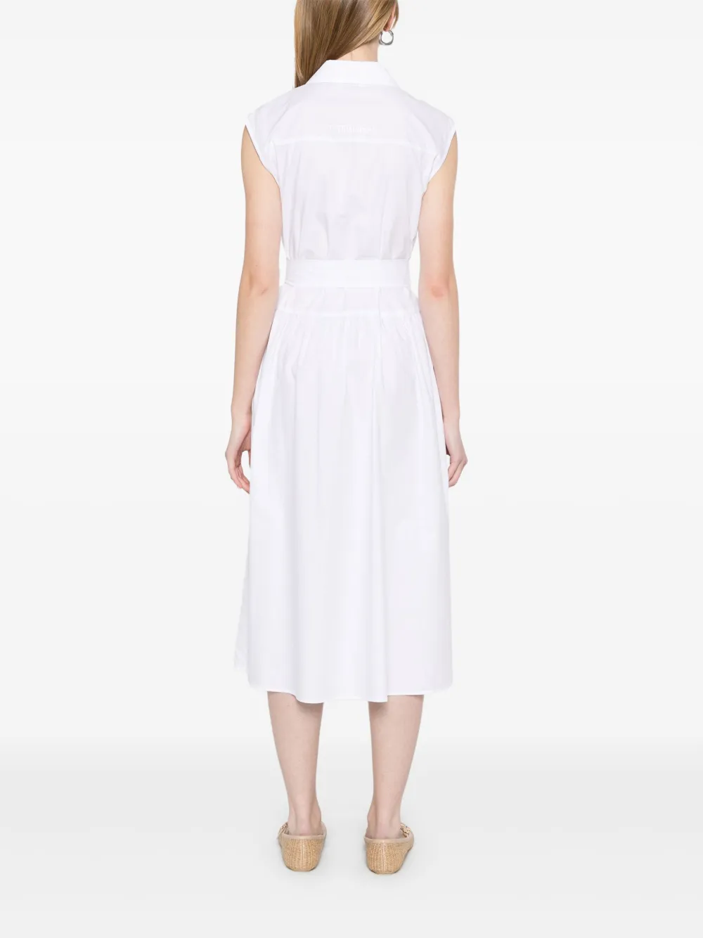 PATRIZIA PEPE POPLIN MIDI DRESS 