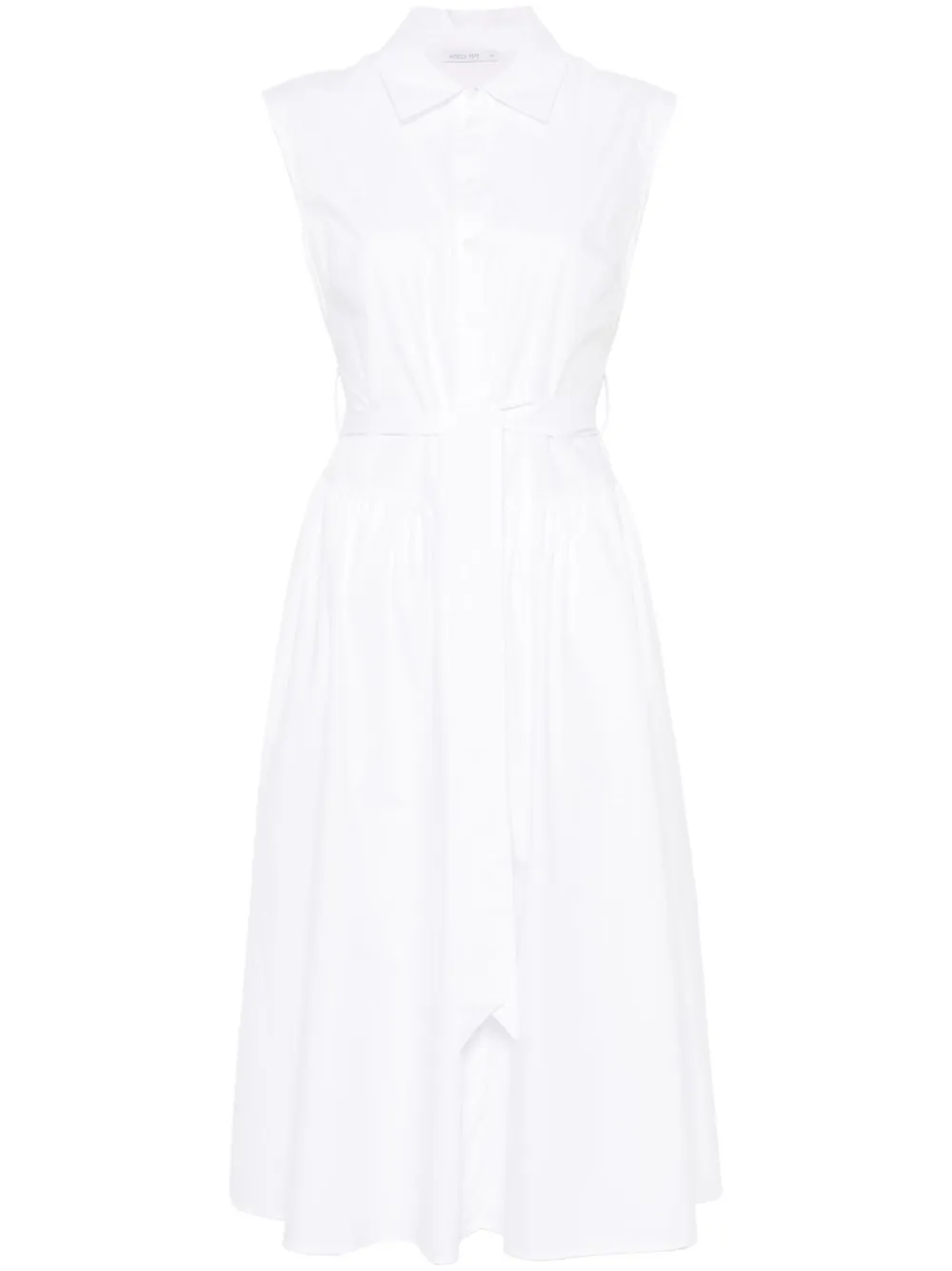 poplin midi dress