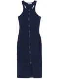 Patrizia Pepe Essential jersey midi dress - Blue