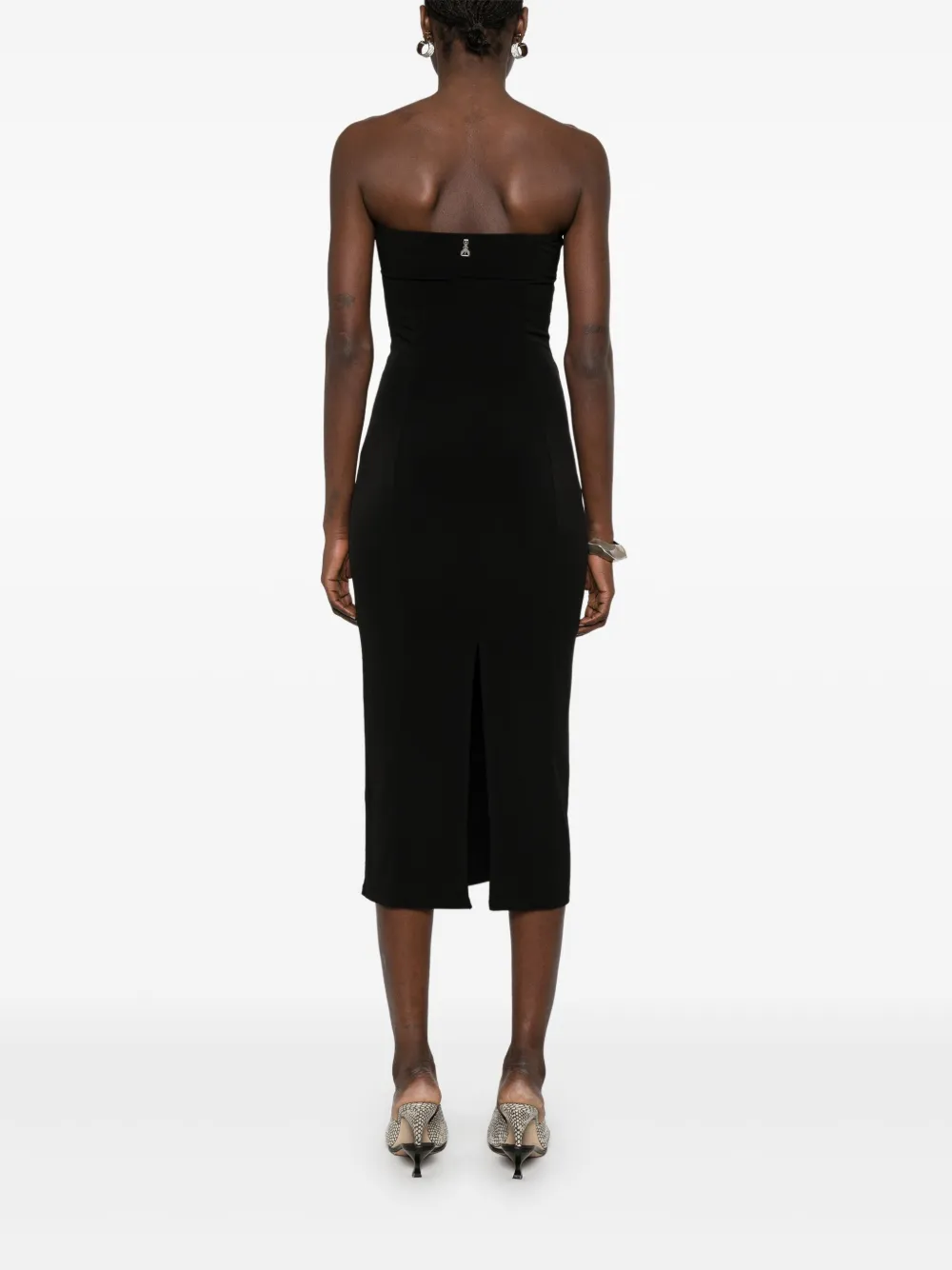 PATRIZIA PEPE BANDEAU-STYLE MIDI DRESS 