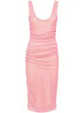 Patrizia Pepe mesh midi dress - Pink