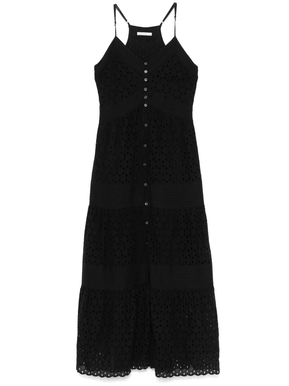 broderie anglaise midi dress