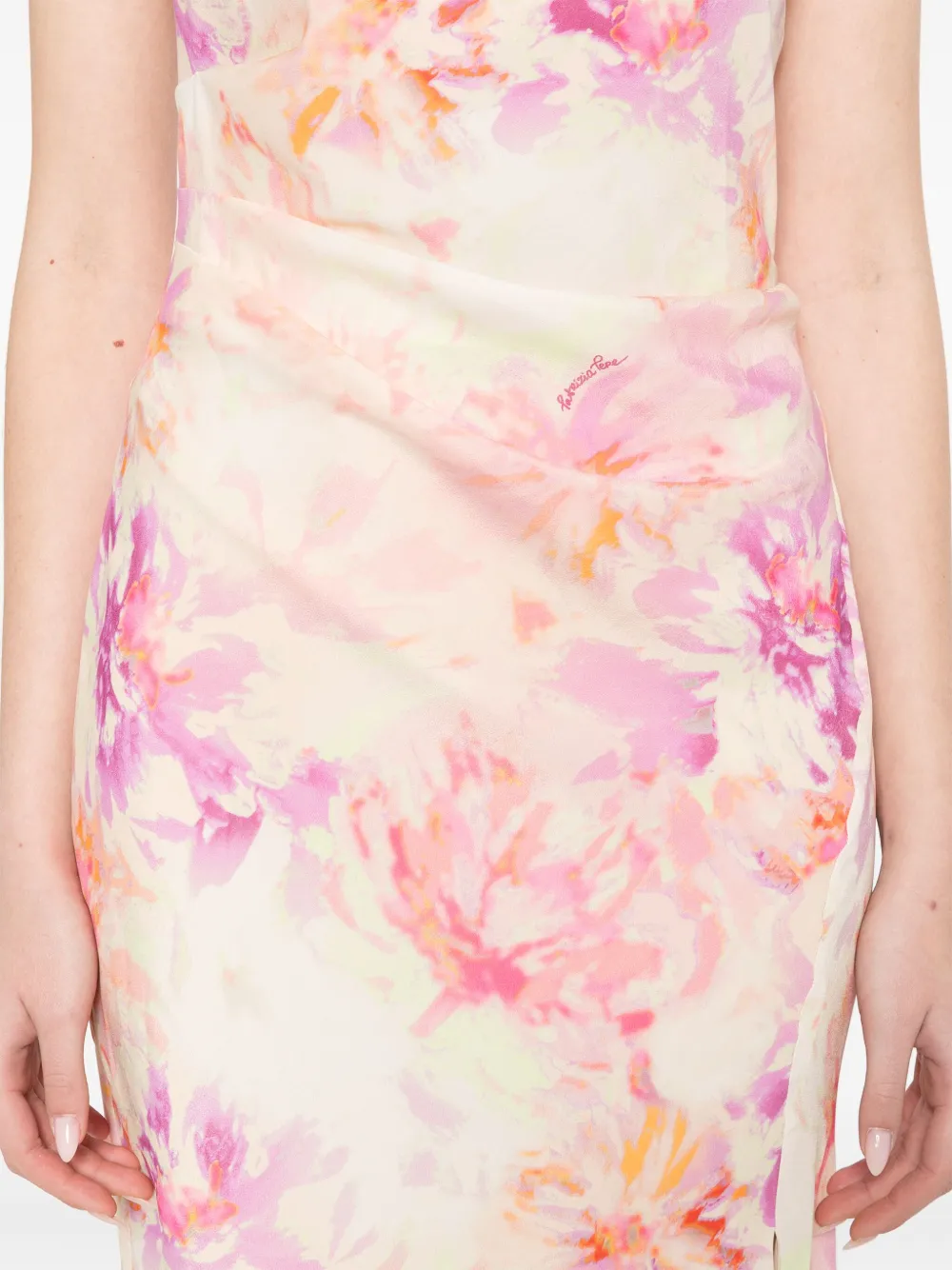 PATRIZIA PEPE FLORAL-PRINT MIDI DRESS 