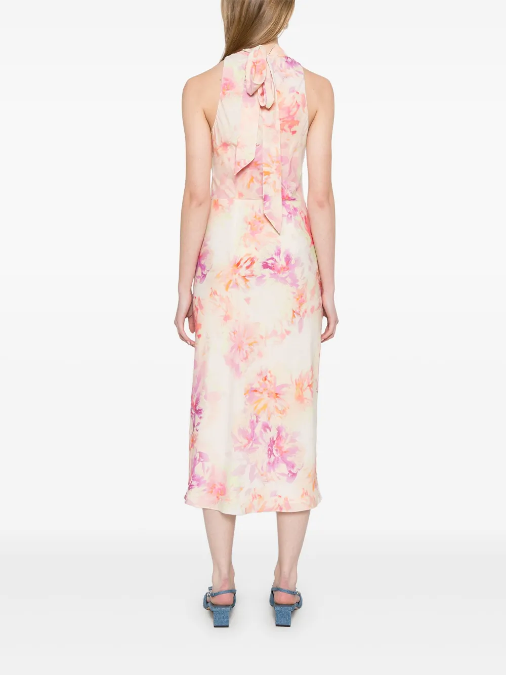 PATRIZIA PEPE FLORAL-PRINT MIDI DRESS 