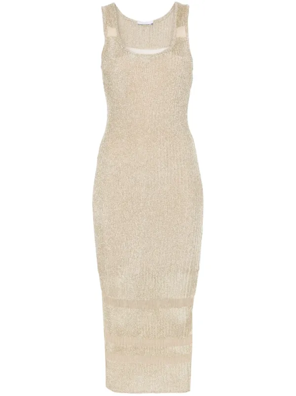 green emerald velvet dress GOLDEN DUST LUREX PLUNGE MINI DRESS – PatBO main image 1