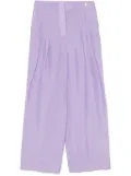 Patrizia Pepe Fluid over palazzo pants - Purple