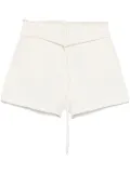 Patrizia Pepe slub shorts - Neutrals