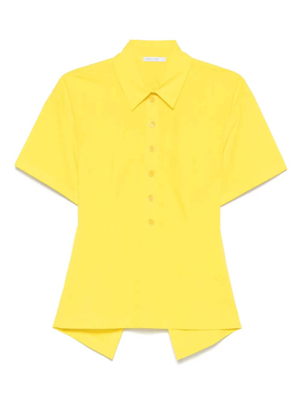 PATRIZIA PEPE OPEN-BACK POLO TOP