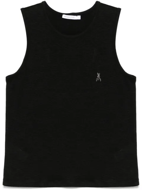 Patrizia Pepe logo-plaque tank top