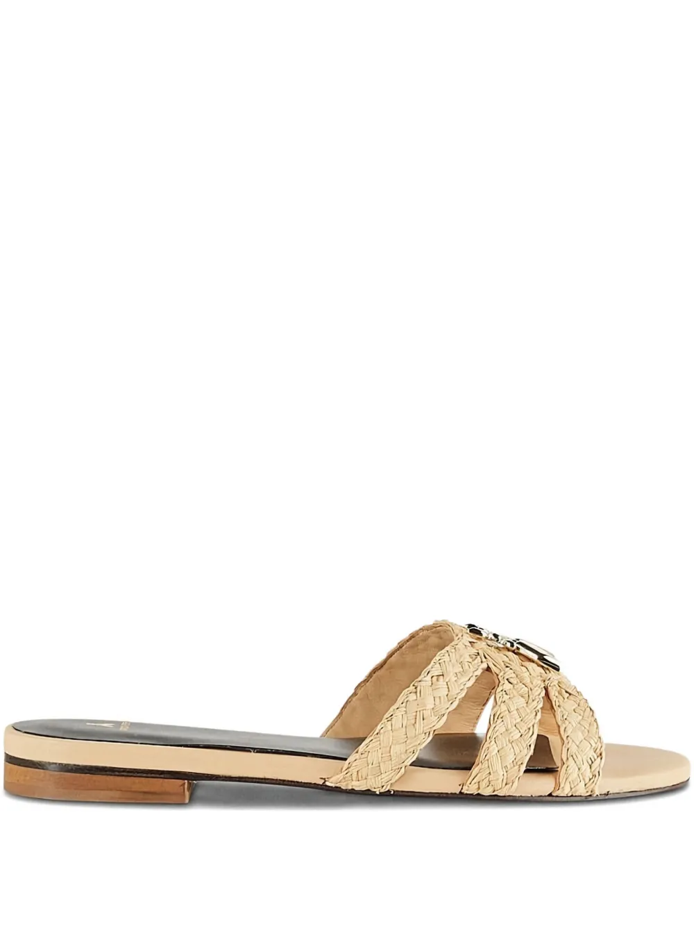 Patrizia Pepe Raffia sandalen Beige