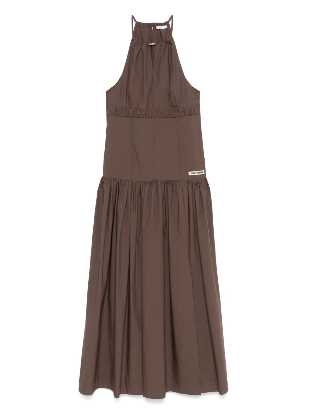 PATRIZIA PEPE POPLIN MIDI DRESS