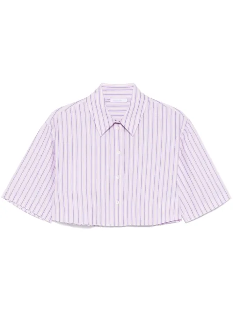 Patrizia Pepe cropped cotton shirt