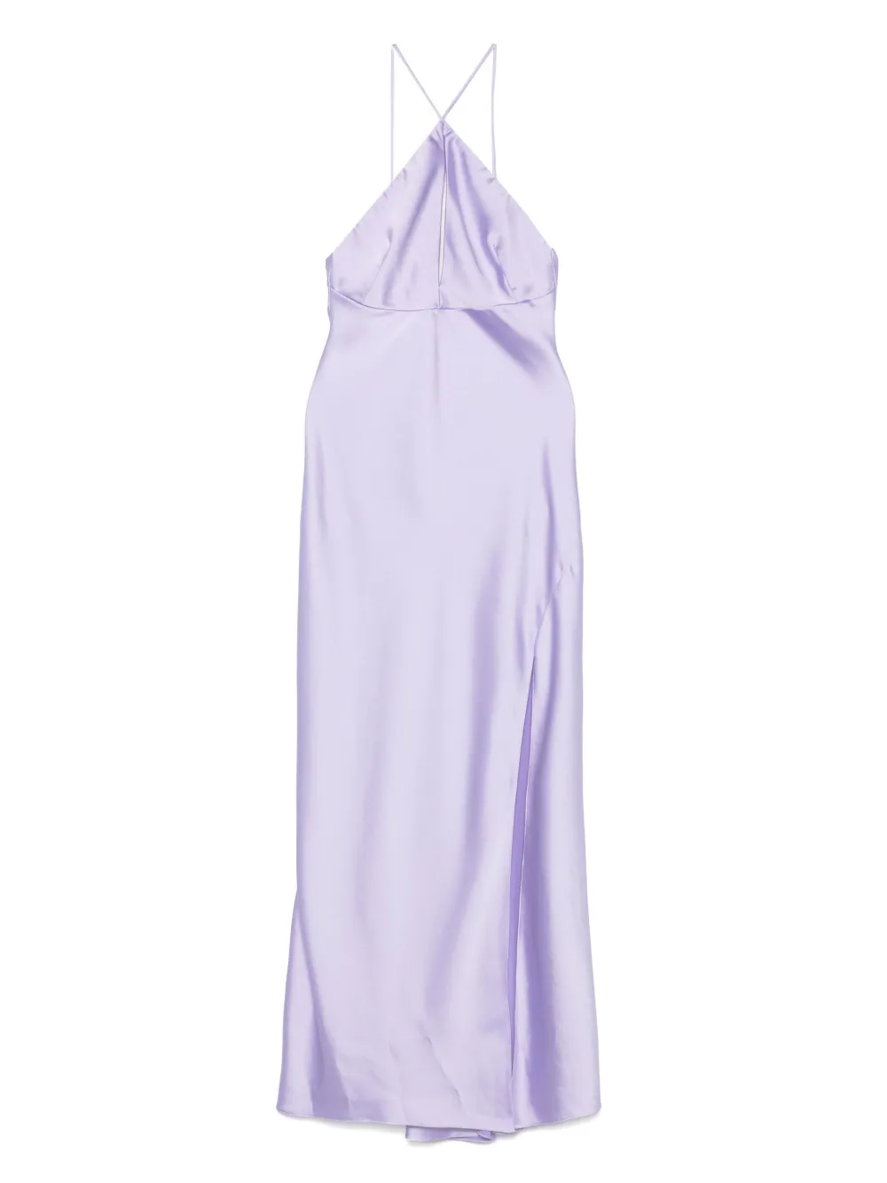 PATRIZIA PEPE SATIN MAXI DRESS 