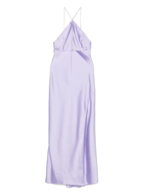 Patrizia Pepe satin maxi dress