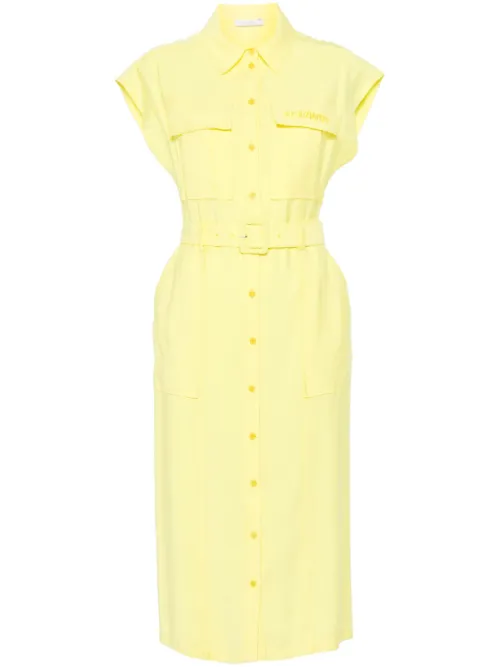 Robe-chemise à coupe longue - Patrizia Pepe - Modalova